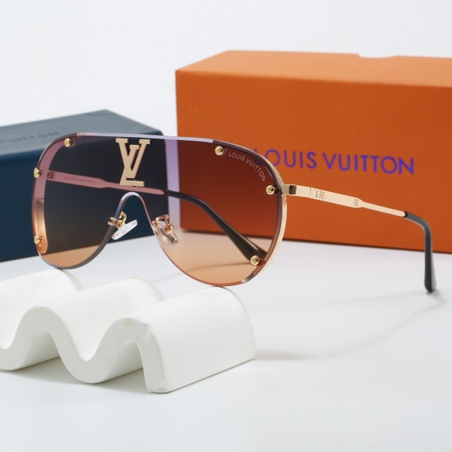 Oversize Metal Frame Luxury Glasses