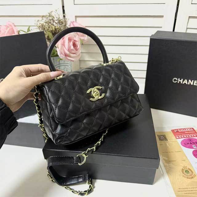 Metal Logo Leather Fashion Women Messenger Bags