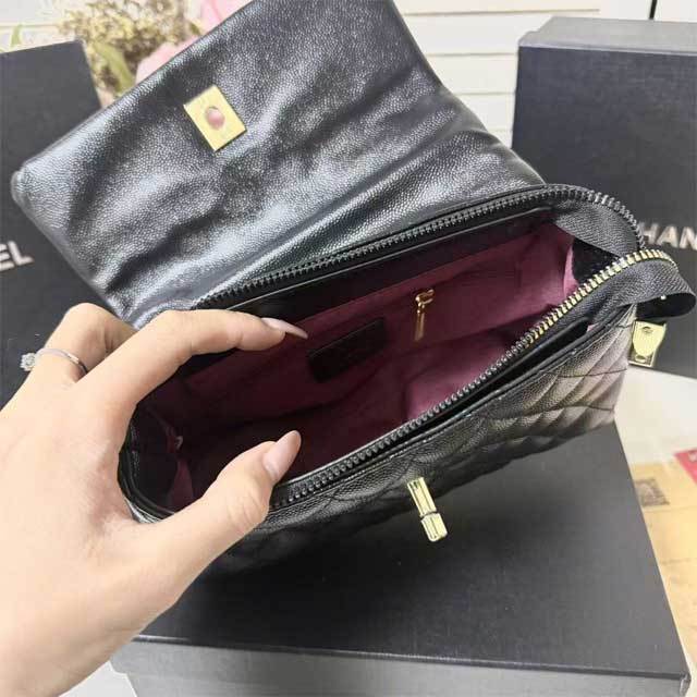 Metal Logo Leather Fashion Women Messenger Bags