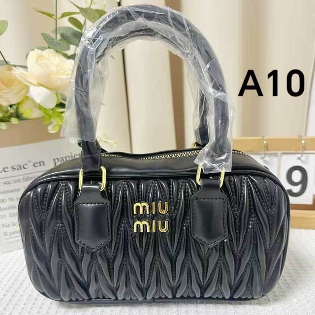 Metal Logo Leather Women Crossbody Bags