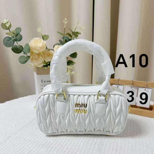 Metal Logo Leather Women Crossbody Bags