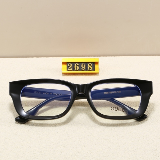 Clear Lens Rectangle Frame Luxury Glasses