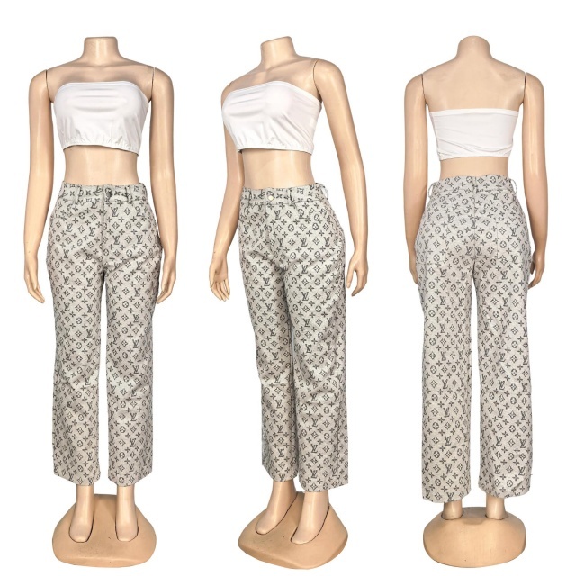 Fashion Printed Women Boyfriend Jeans