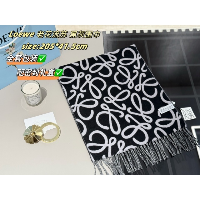 Fashion Logo Printed Wool Scarf
