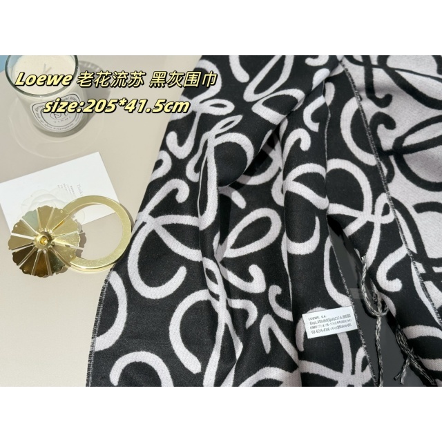 Fashion Logo Printed Wool Scarf