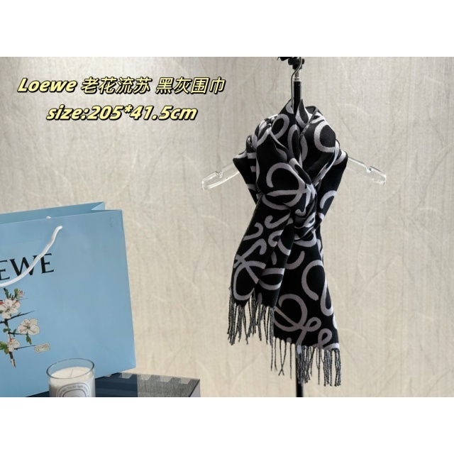 Fashion Logo Printed Wool Scarf
