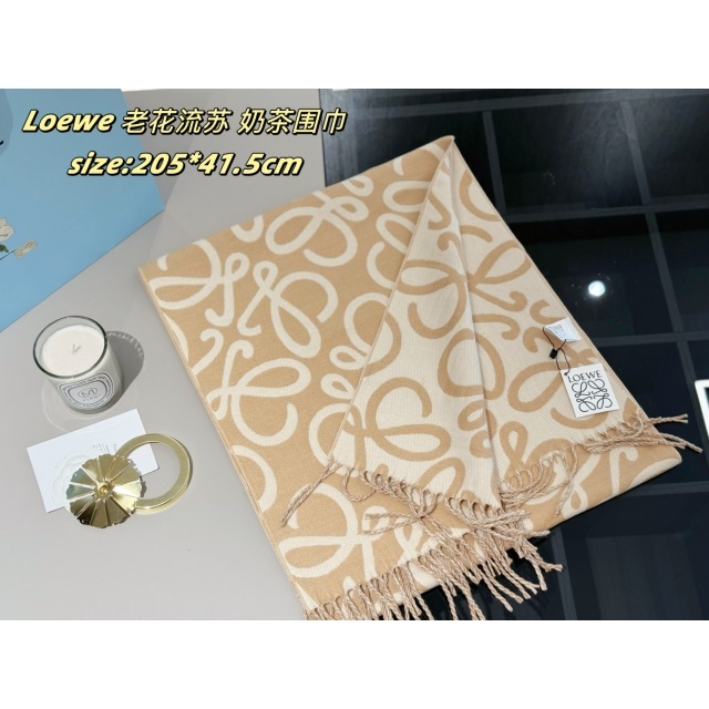 Fashion Logo Printed Wool Scarf