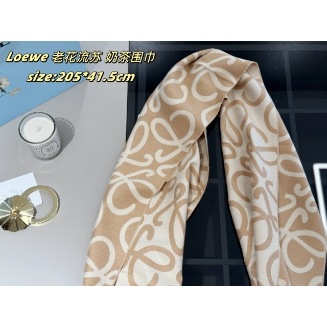 Fashion Logo Printed Wool Scarf