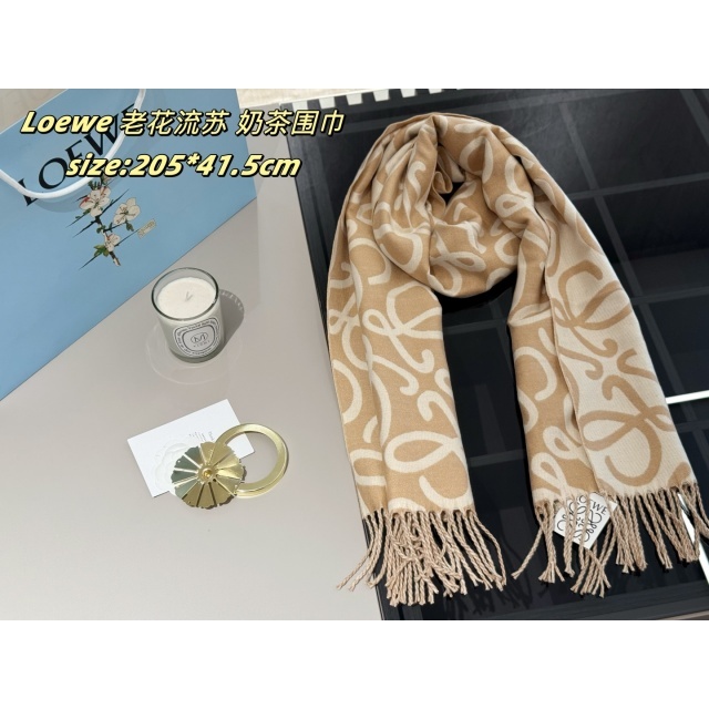 Fashion Logo Printed Wool Scarf
