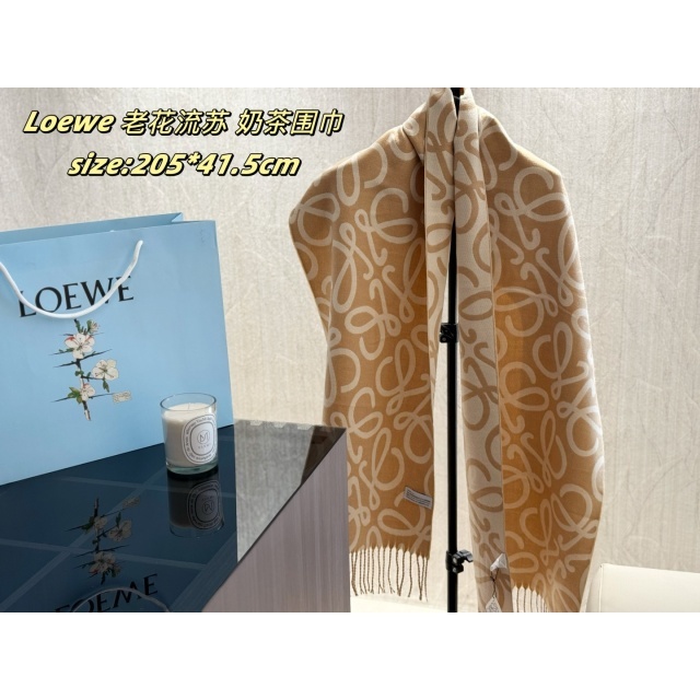 Fashion Logo Printed Wool Scarf