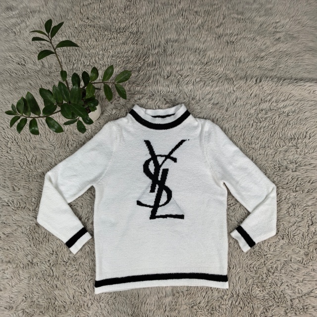 Fashion Jacquard Knit Sweater Top