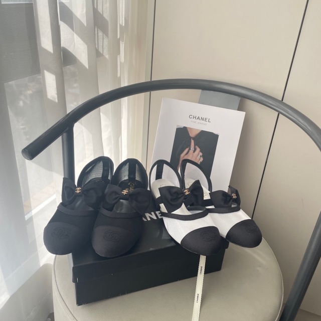 Luxury Fashion Women Bowknot Mesh Flat Shoes