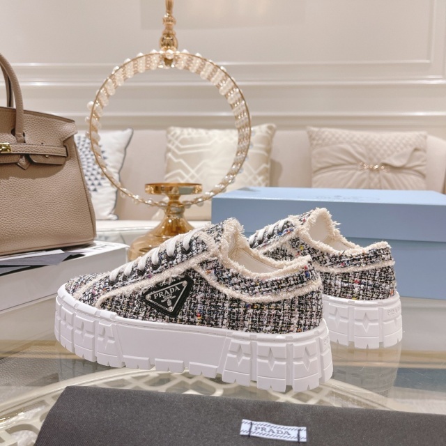 Washed Canvas Women Thick-Soled Sneakers