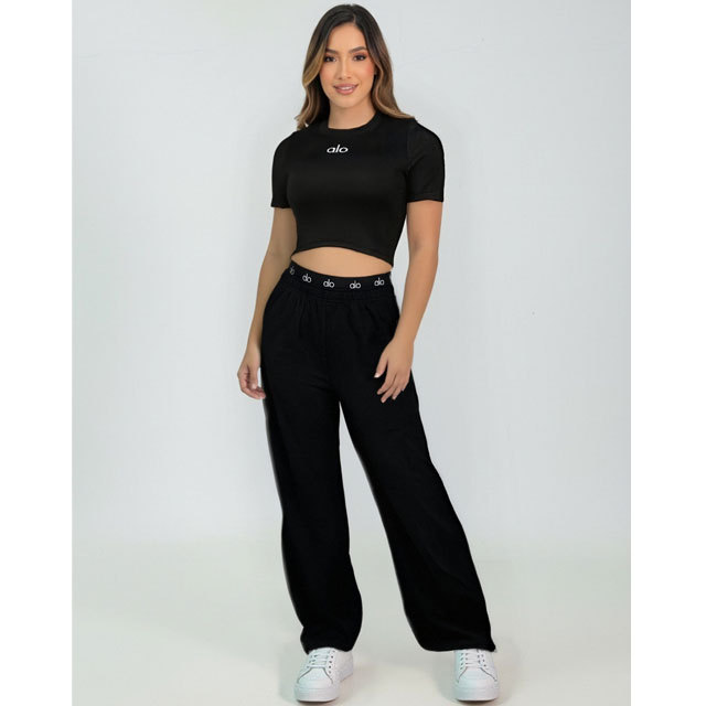 Fashion Embroidery Women 3 Piece Tracksuit Set