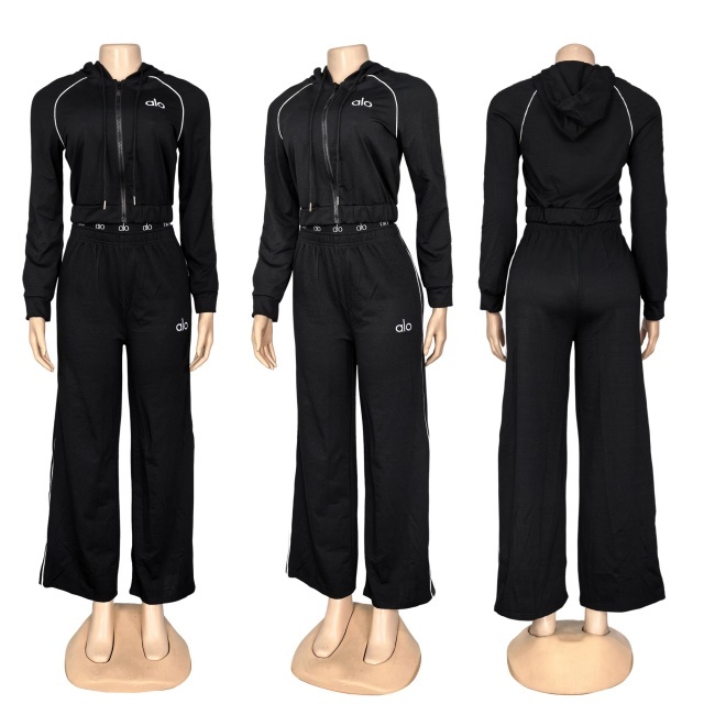 Fashion Embroidery Women 3 Piece Tracksuit Set