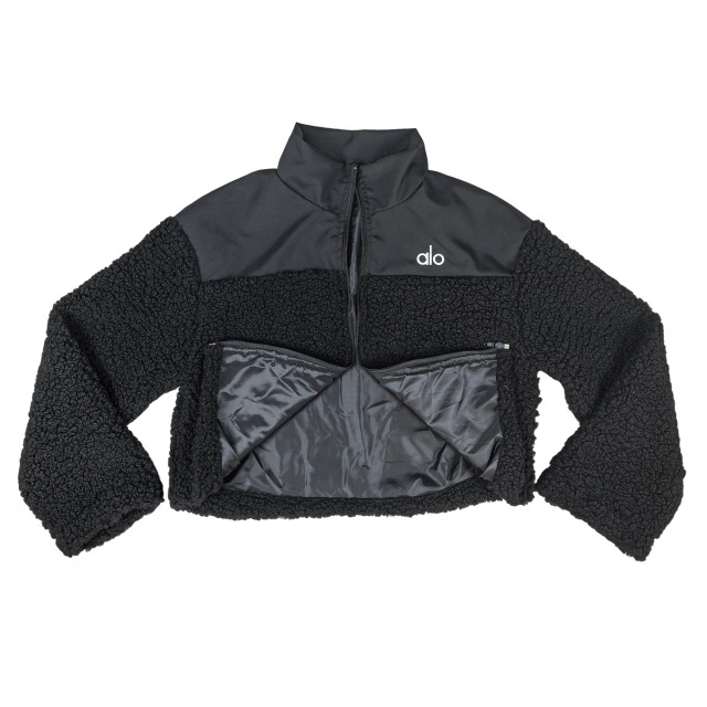 Fashion Embroidery Women Zipper Furry Coat