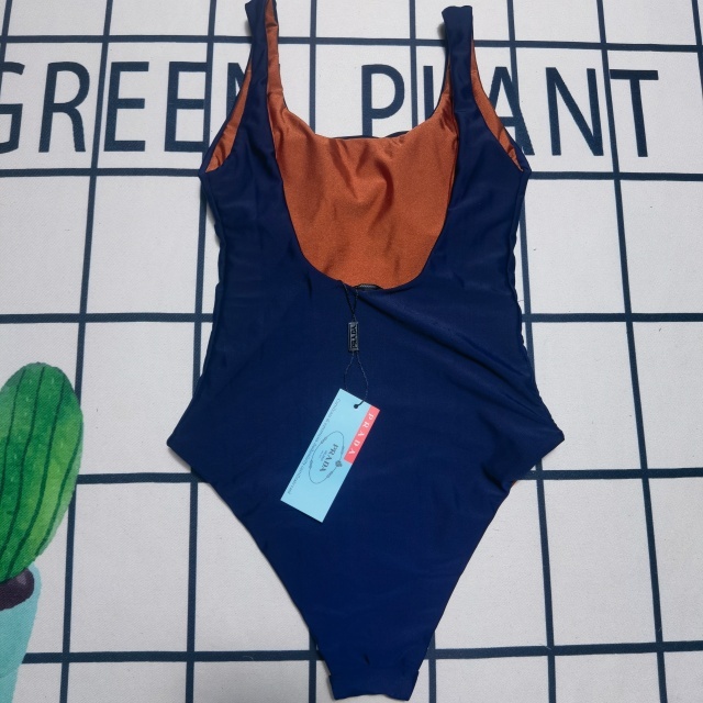 Fashion Logo Backless Women Swimsuit
