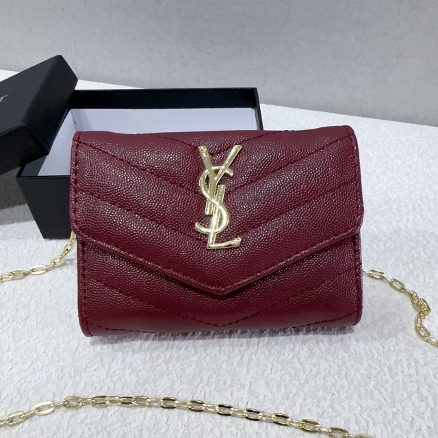Luxury Fashion Metal Logo Leather Mini Bags
