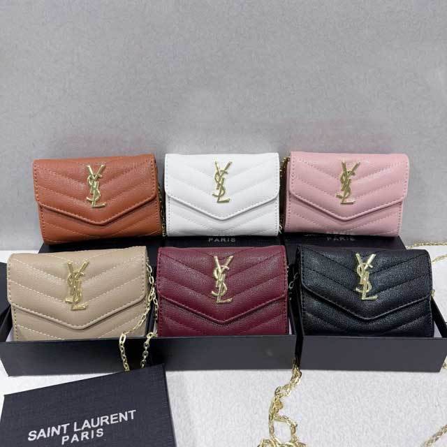Luxury Fashion Metal Logo Leather Mini Bags