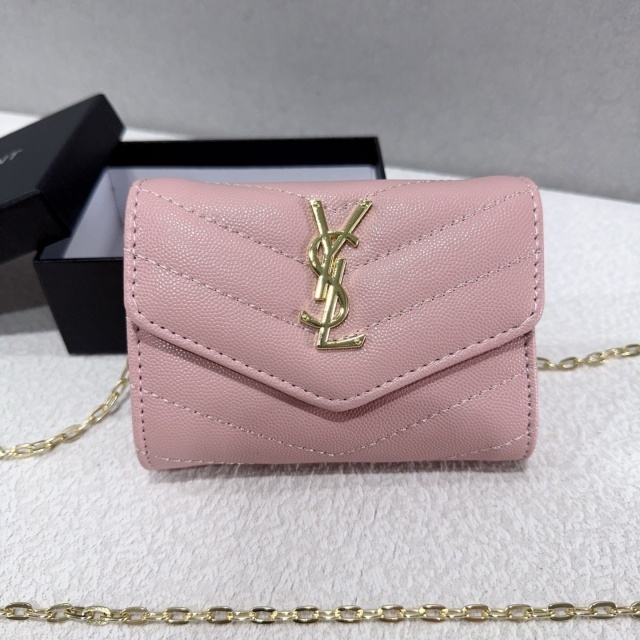 Luxury Fashion Metal Logo Leather Mini Bags