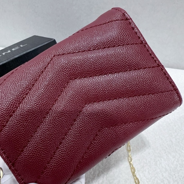 Luxury Fashion Metal Logo Leather Mini Bags