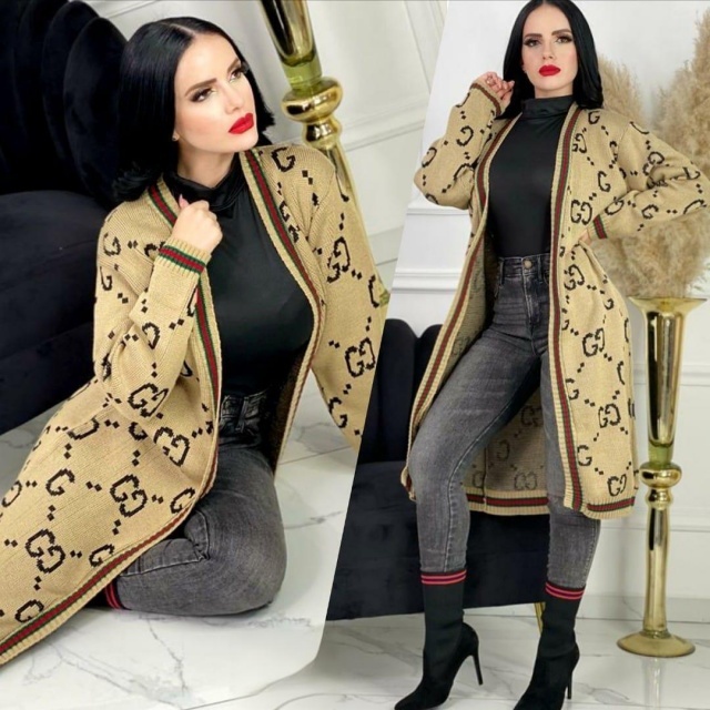 Winter Fashion Knit Cardigan Coat
