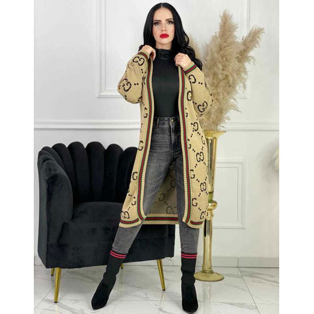 Winter Fashion Knit Cardigan Coat
