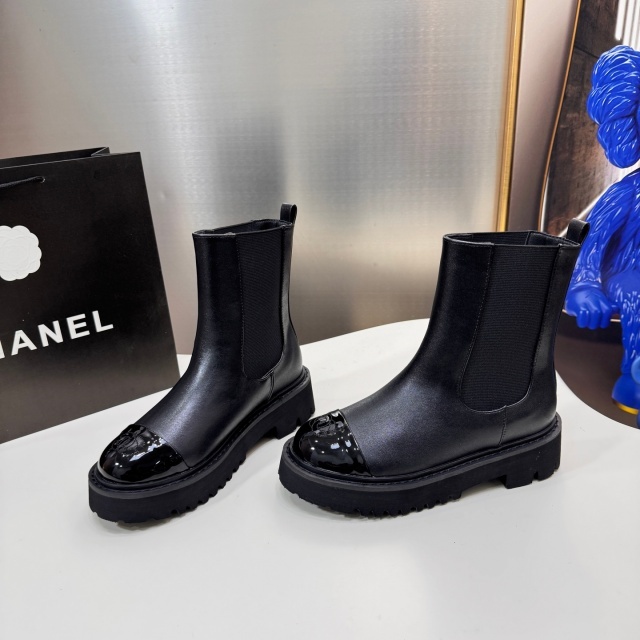 Luxury Fashion Leather Women Ankle Boots