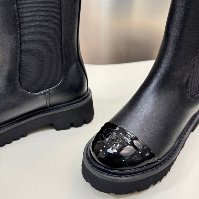 Luxury Fashion Leather Women Ankle Boots