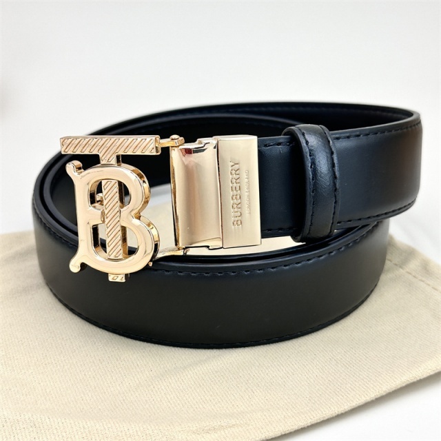 Metal Logo Leather Fashion Trousers Belts