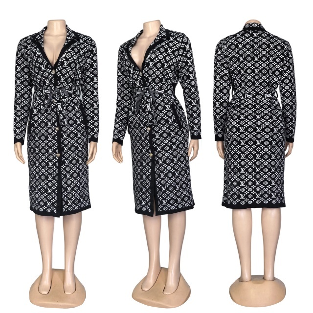 Winter Fashion Knit Duster Coat
