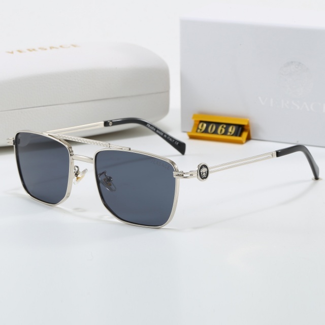 Metal Square Frame Unisex Glasses
