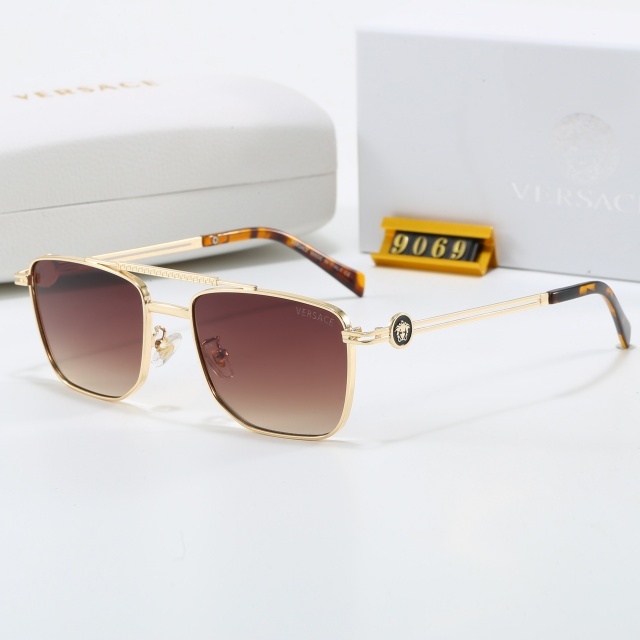 Metal Square Frame Unisex Glasses