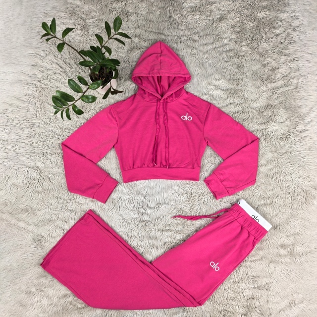 Fashion Embroidery Hooded Fall Tracksuit Set