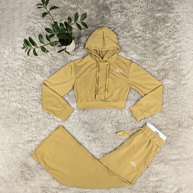 Fashion Embroidery Hooded Fall Tracksuit Set