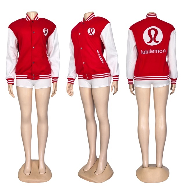 Fashion Embroidery Women Baseball Jackets