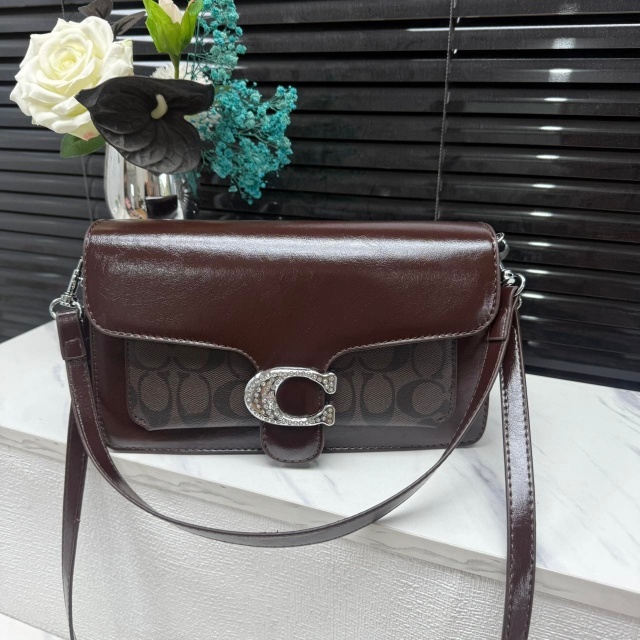 Fashion Rhinestones Leather Women Messenger Bags