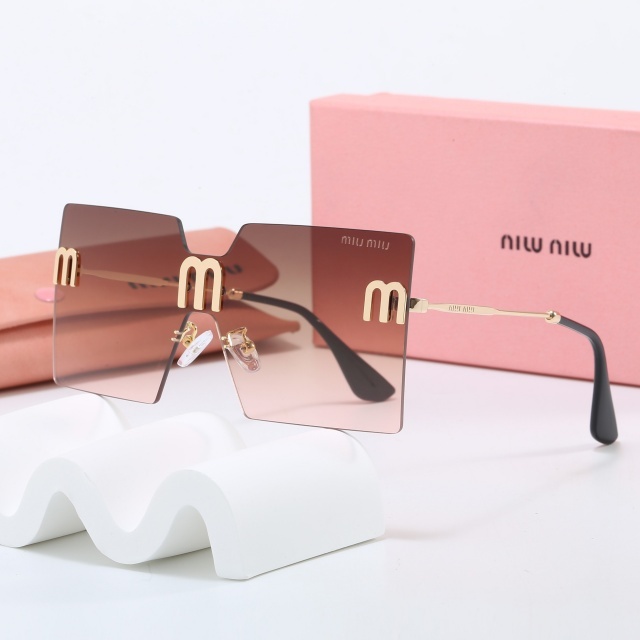 Oversize Frame One Piece Luxury Glasses