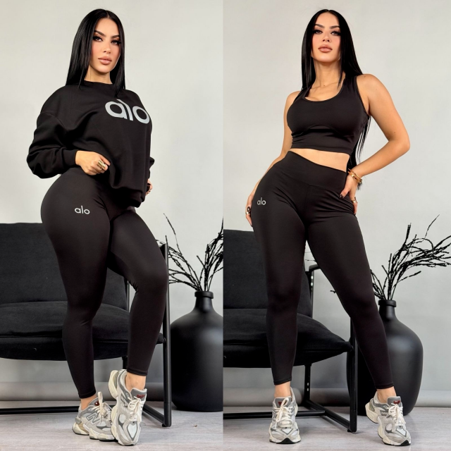 Fashion Women 3 Piece Sweatsuit Set