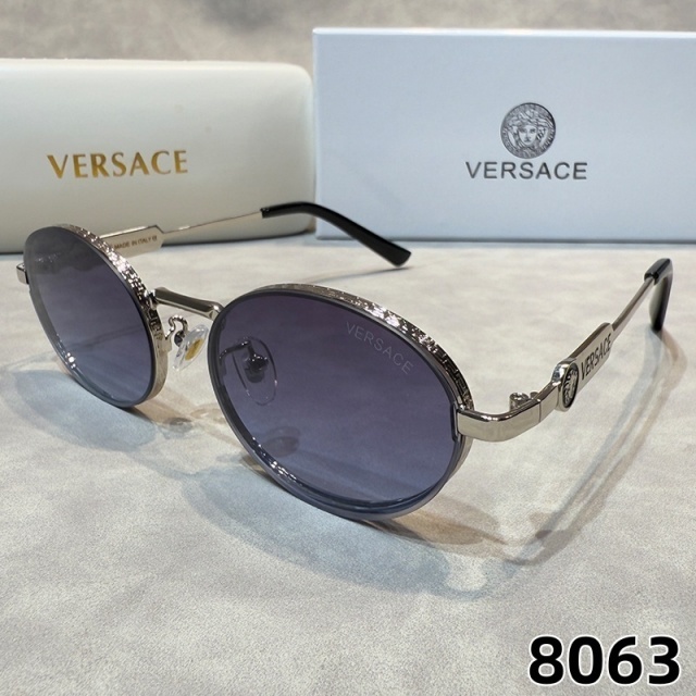 Metal Frame Oval Luxury Glasses