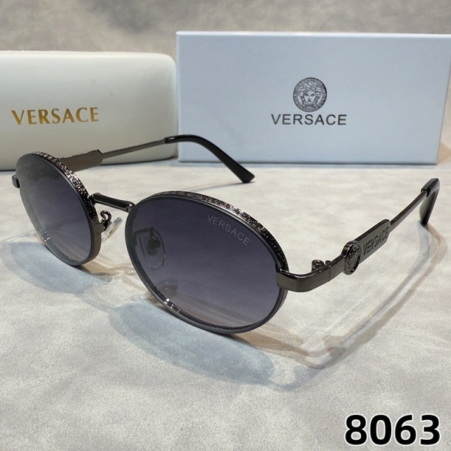 Metal Frame Oval Luxury Glasses