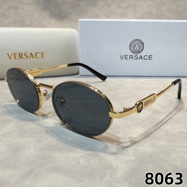 Metal Frame Oval Luxury Glasses