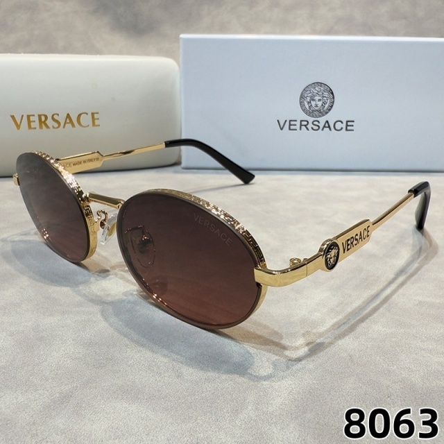Metal Frame Oval Luxury Glasses