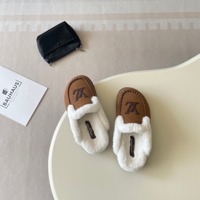 Winter Fashion Couple Furry Birken Shoes