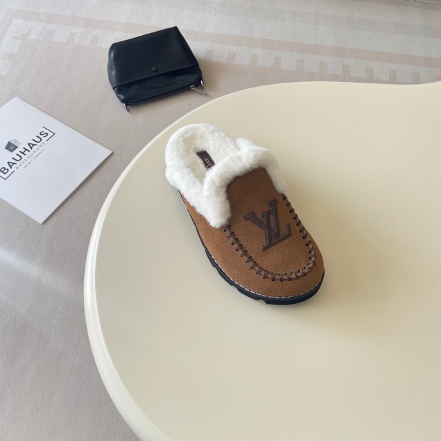Winter Fashion Couple Furry Birken Shoes