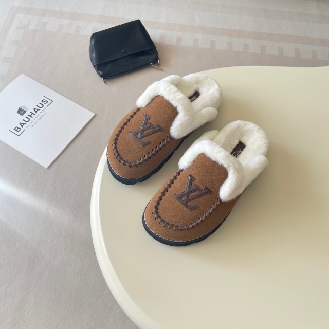 Winter Fashion Couple Furry Birken Shoes