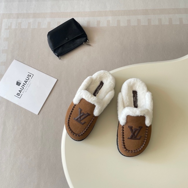 Winter Fashion Couple Furry Birken Shoes