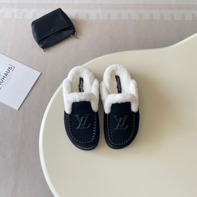 Winter Fashion Couple Furry Birken Shoes