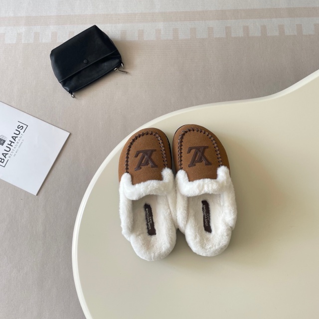 Winter Fashion Couple Furry Birken Shoes