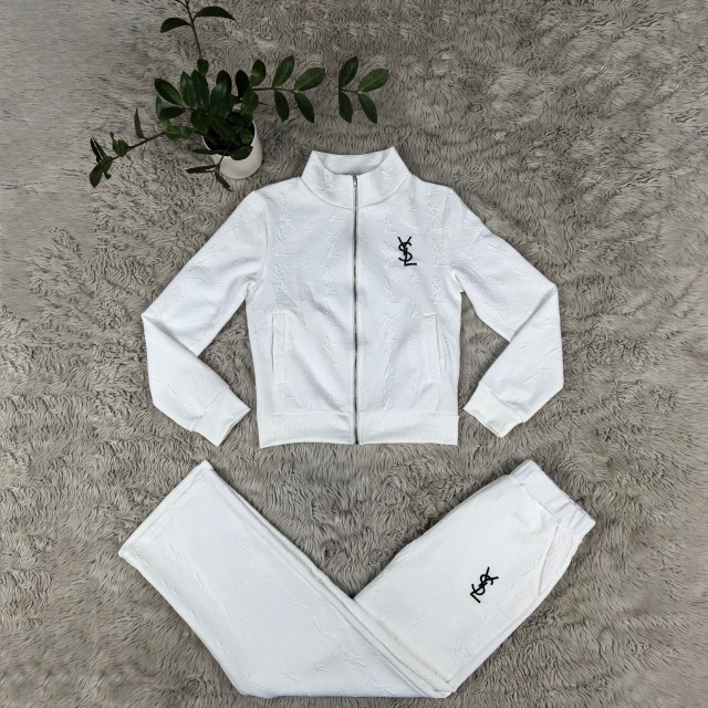 Fashion Embroidery Embossing Women Tracksuit Set